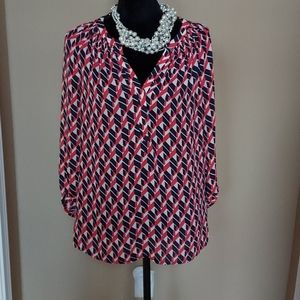 Banana Republic polyester tunic top